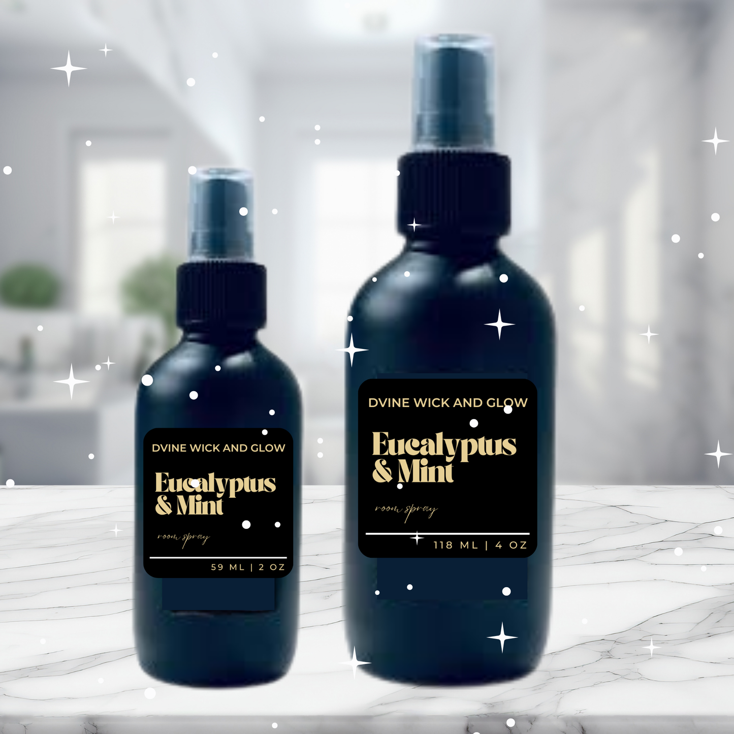 Eucalyptus and Mint Room & Linen Spray- Crisp and Invigorating