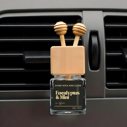 Eucalyptus & Mint Car Diffuser- Crisp and Invigorating