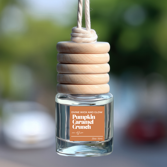 Pumpkin Caramel Drizzle Car Diffuser ~ Sweet pumpkin & Rich caramel