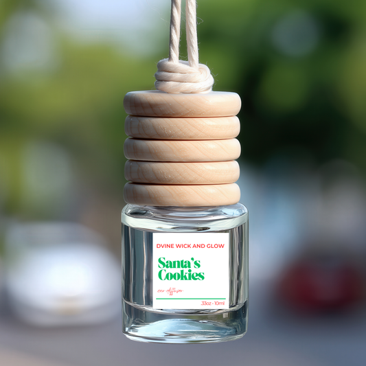 Santa's Cookies Car Diffuser ~ Vanilla Buttery Cookies