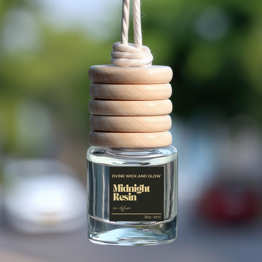 Midnight Resin Car Diffuser