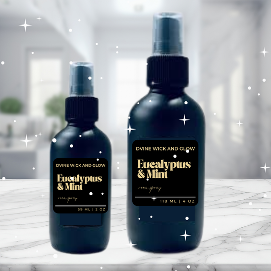 Eucalyptus and Mint Room & Linen Spray- Crisp and Invigorating